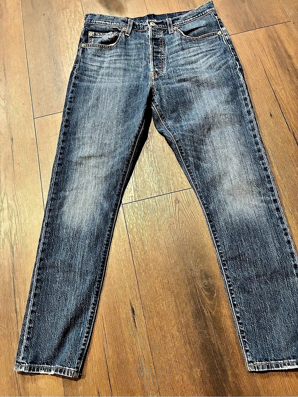Levi  501 Straight Leg - Levi Premium Blue